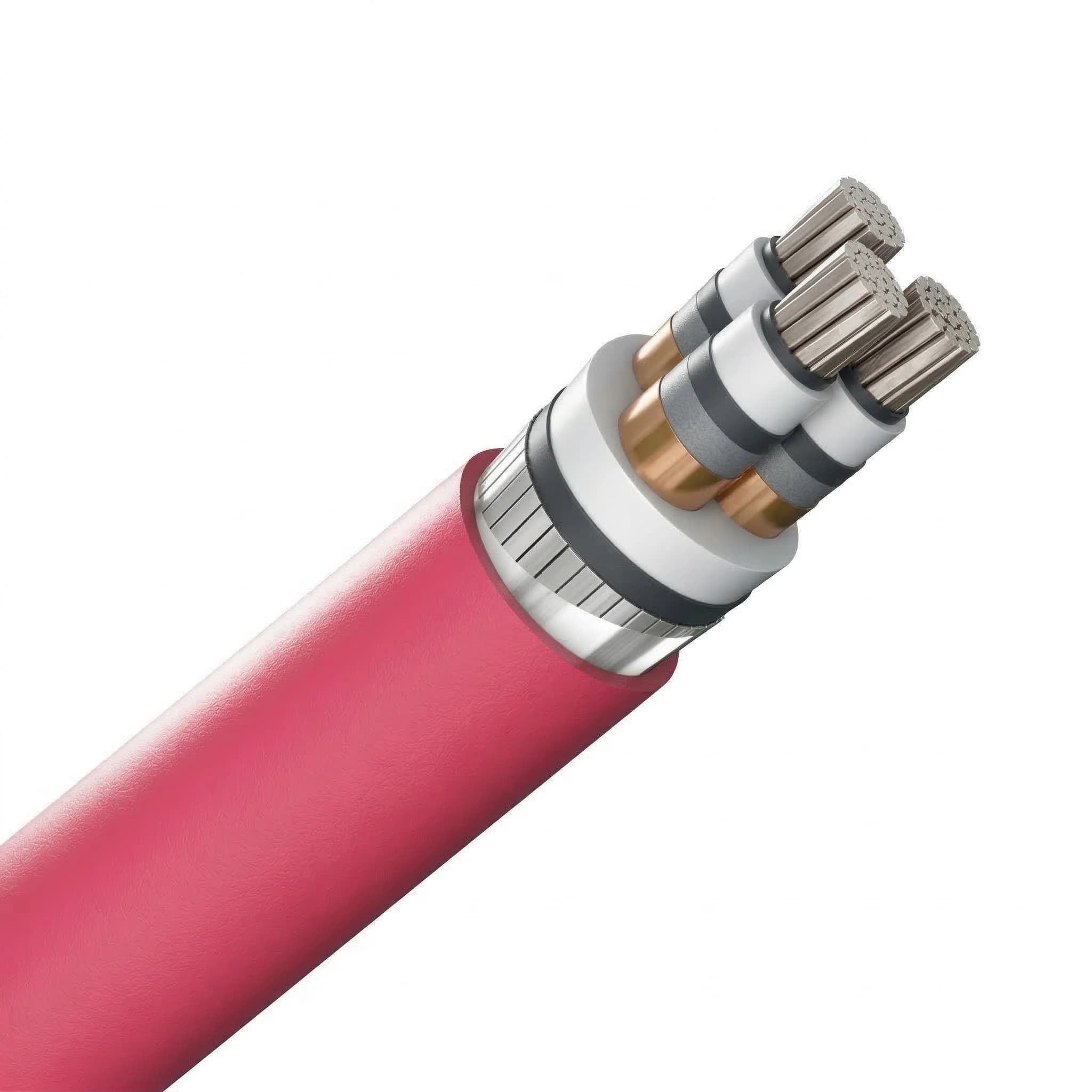 20,3/35 kV XLPE İZOLELİ YASSI ÇELİK TEL ZIRHLI ALÜMİNYUM İLETKENLİ ORTA GERİLİM GÜÇ KABLOLARI